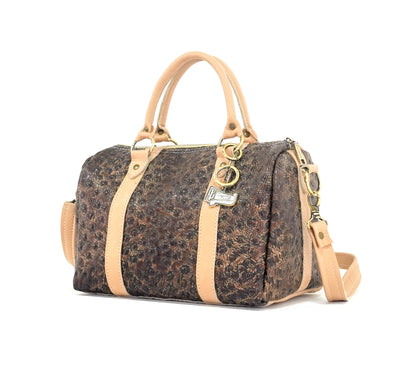 The Stowaway Classic - All Embossed w/ Cowboy Ostrich-The Stowaway Classic-Western-Cowhide-Bags-Handmade-Products-Gifts-Dancing Cactus Designs