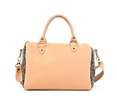 The Stowaway Classic - All Embossed w/ Cowboy Ostrich-The Stowaway Classic-Western-Cowhide-Bags-Handmade-Products-Gifts-Dancing Cactus Designs