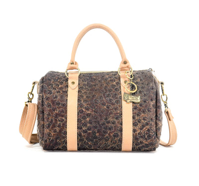 The Stowaway Classic - All Embossed w/ Cowboy Ostrich-The Stowaway Classic-Western-Cowhide-Bags-Handmade-Products-Gifts-Dancing Cactus Designs