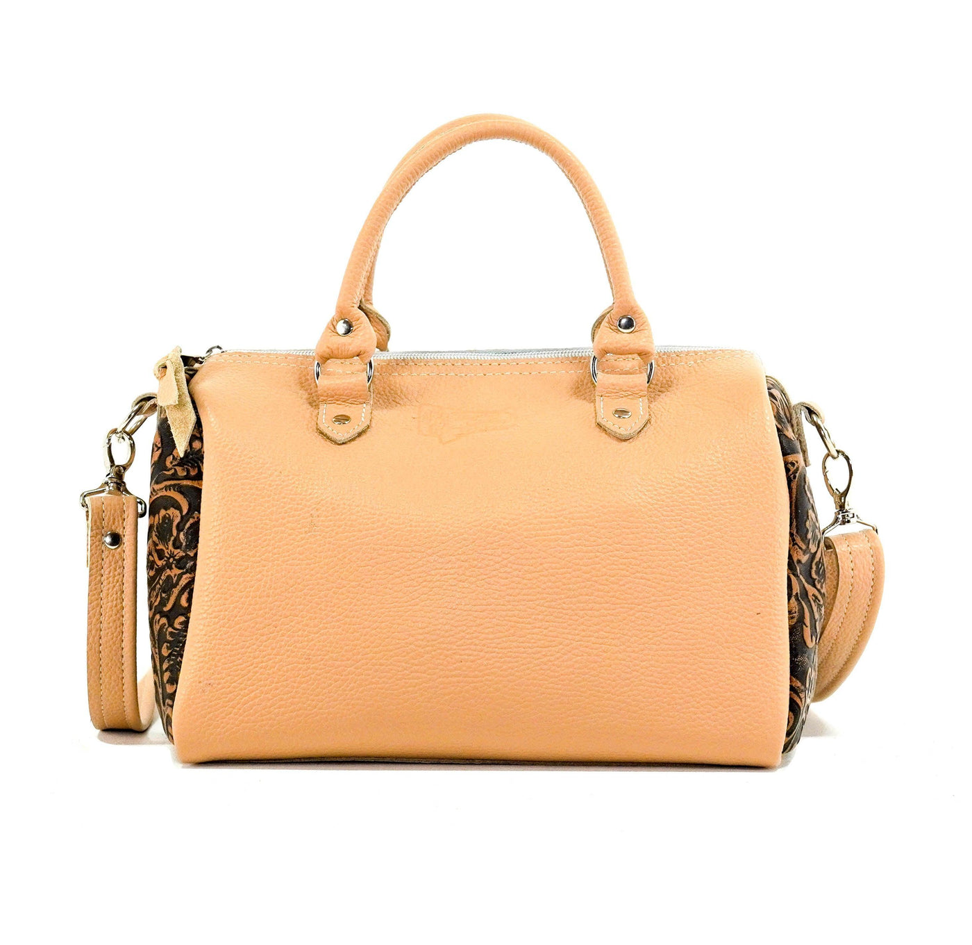 The Stowaway Classic - Longhorn w/ Honey Tool-The Stowaway Classic-Western-Cowhide-Bags-Handmade-Products-Gifts-Dancing Cactus Designs