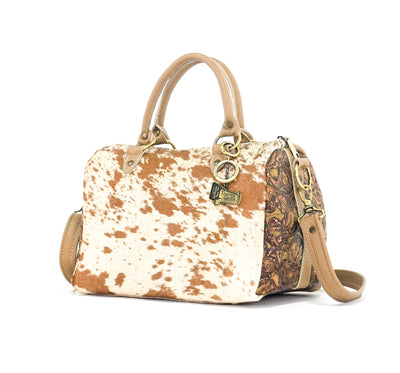 The Stowaway Classic - Longhorn w/ Wyoming Tool-The Stowaway Classic-Western-Cowhide-Bags-Handmade-Products-Gifts-Dancing Cactus Designs