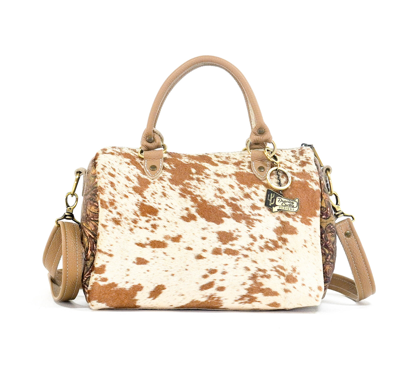 The Stowaway Classic - Longhorn w/ Wyoming Tool-The Stowaway Classic-Western-Cowhide-Bags-Handmade-Products-Gifts-Dancing Cactus Designs