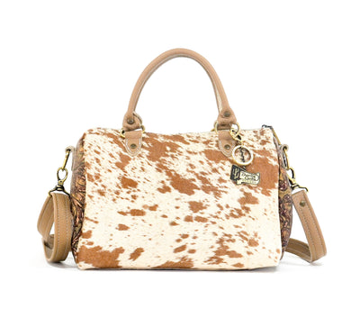 The Stowaway Classic - Longhorn w/ Wyoming Tool-The Stowaway Classic-Western-Cowhide-Bags-Handmade-Products-Gifts-Dancing Cactus Designs