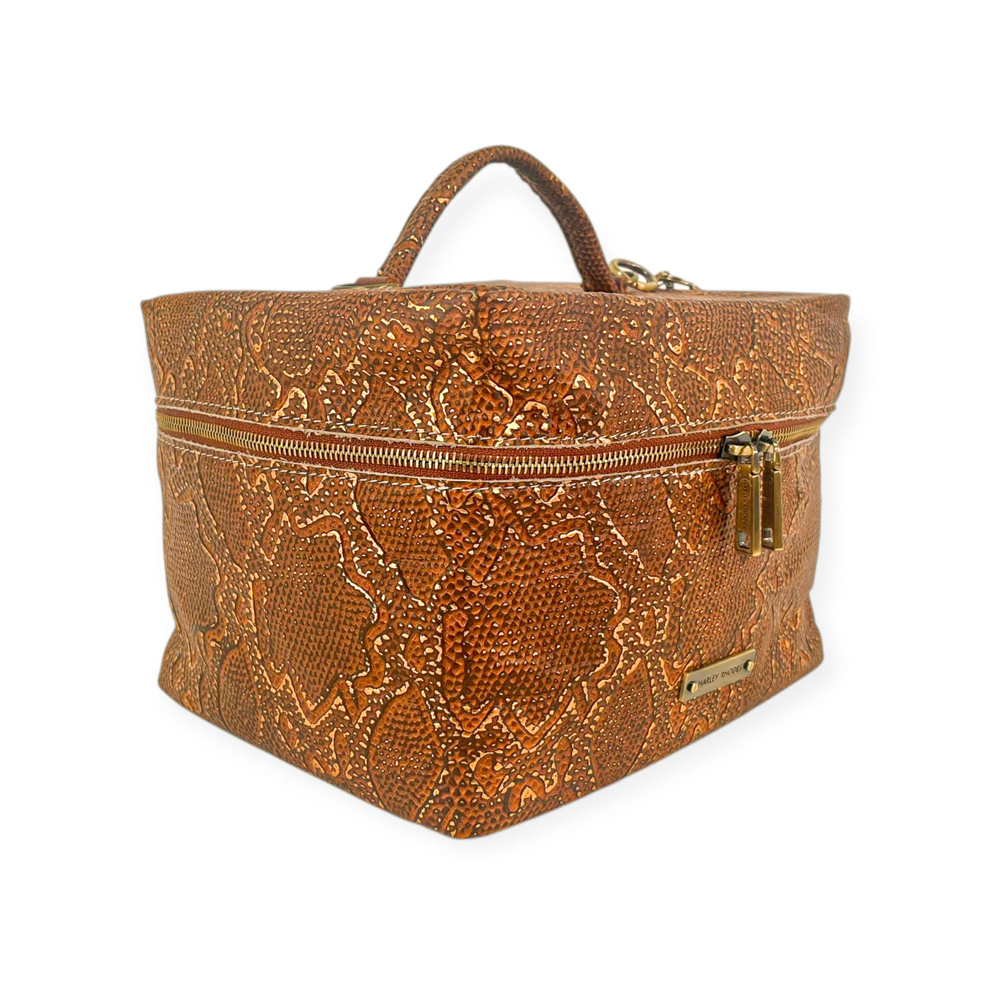 Train Case-Luggage & Bags > Cosmetic & Toiletry Bags > Travel Organizer Bags-Western-Cowhide-Bags-Handmade-Products-Gifts-Dancing Cactus Designs