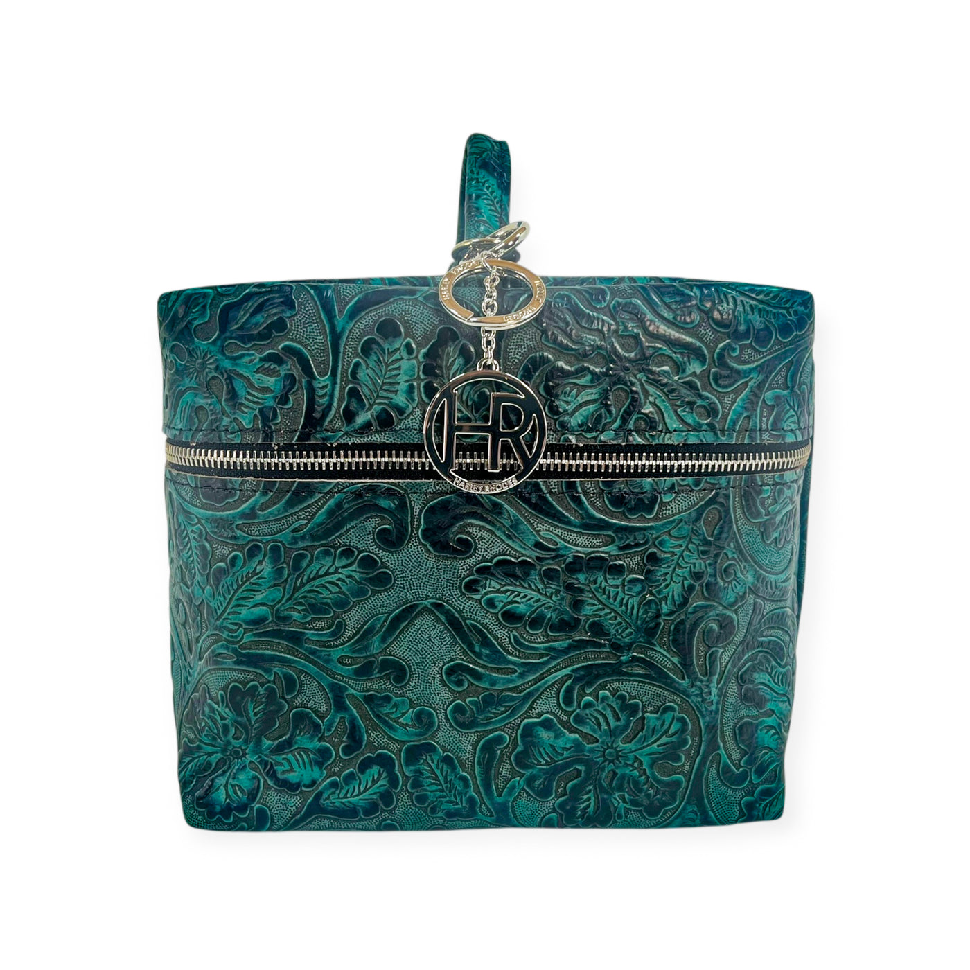 Train Case-Luggage & Bags > Cosmetic & Toiletry Bags > Travel Organizer Bags-Western-Cowhide-Bags-Handmade-Products-Gifts-Dancing Cactus Designs