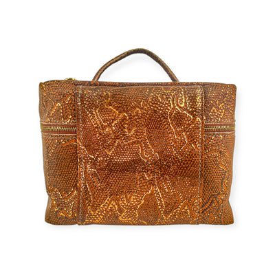 Train Case-Luggage & Bags > Cosmetic & Toiletry Bags > Travel Organizer Bags-Western-Cowhide-Bags-Handmade-Products-Gifts-Dancing Cactus Designs