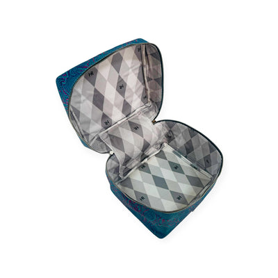 Train Case-Luggage & Bags > Cosmetic & Toiletry Bags > Travel Organizer Bags-Western-Cowhide-Bags-Handmade-Products-Gifts-Dancing Cactus Designs