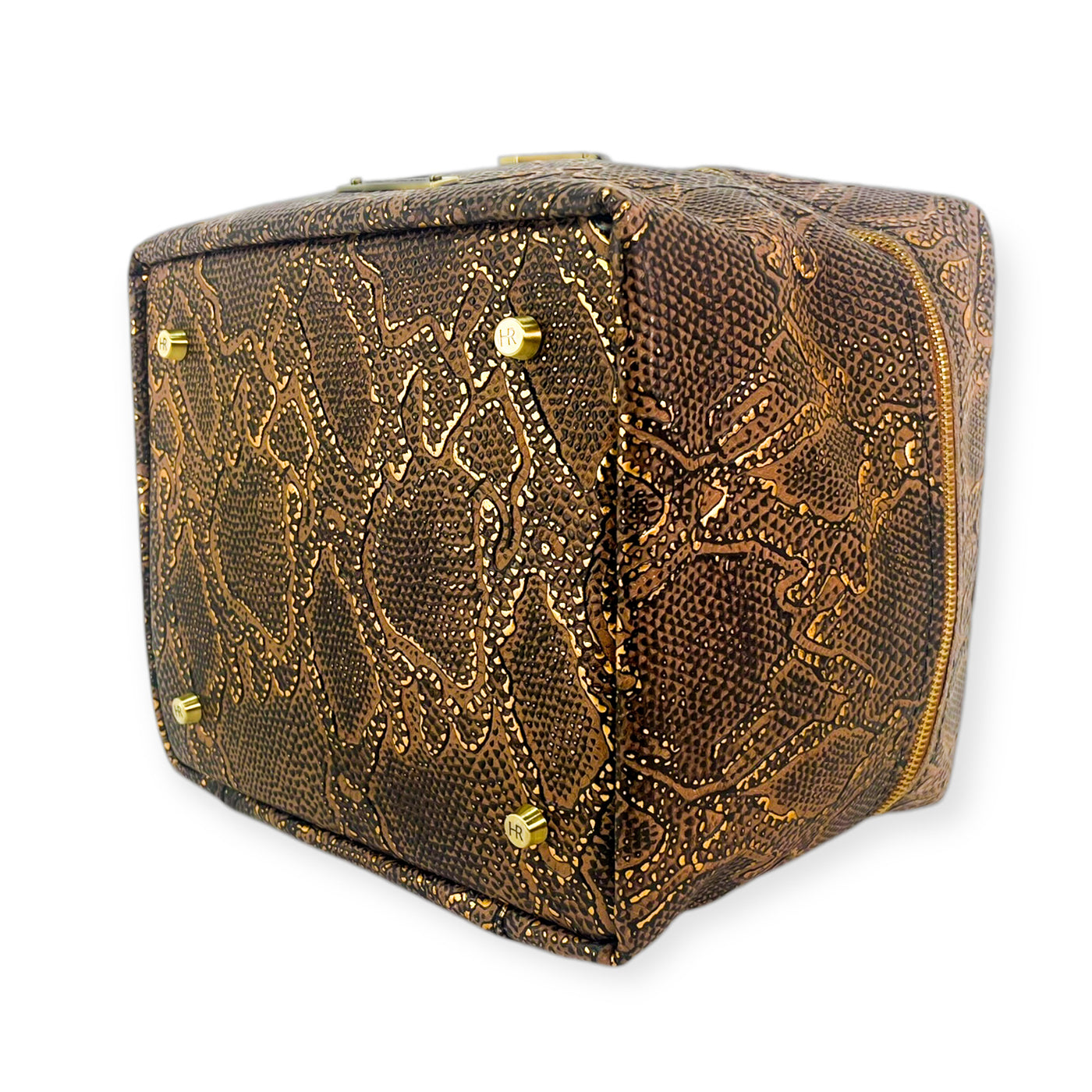 Train Case-Luggage & Bags > Cosmetic & Toiletry Bags > Travel Organizer Bags-Western-Cowhide-Bags-Handmade-Products-Gifts-Dancing Cactus Designs