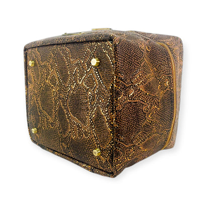 Train Case-Luggage & Bags > Cosmetic & Toiletry Bags > Travel Organizer Bags-Western-Cowhide-Bags-Handmade-Products-Gifts-Dancing Cactus Designs