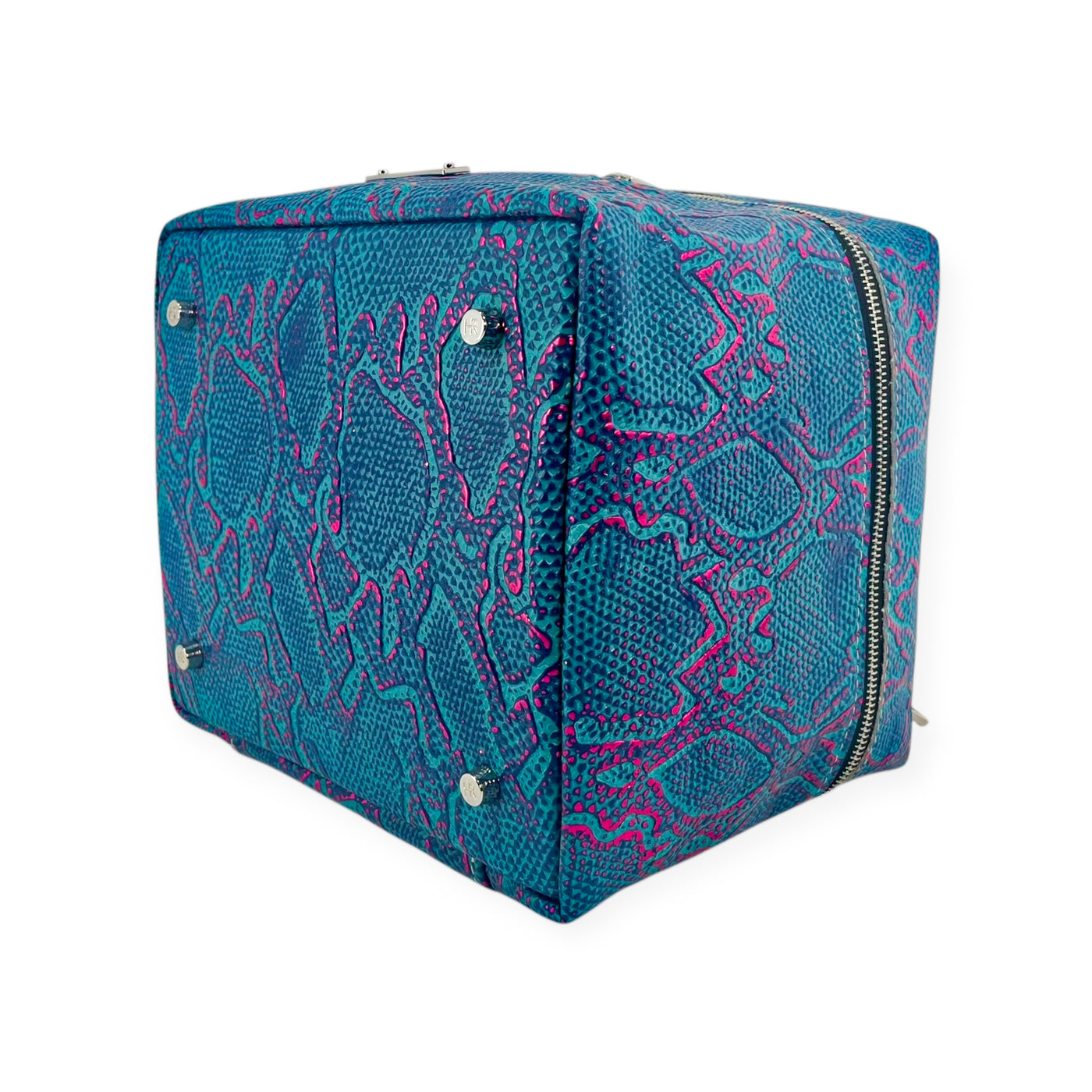 Train Case-Luggage & Bags > Cosmetic & Toiletry Bags > Travel Organizer Bags-Western-Cowhide-Bags-Handmade-Products-Gifts-Dancing Cactus Designs