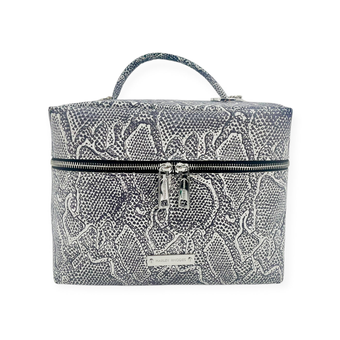 Train Case-Luggage & Bags > Cosmetic & Toiletry Bags > Travel Organizer Bags-Western-Cowhide-Bags-Handmade-Products-Gifts-Dancing Cactus Designs