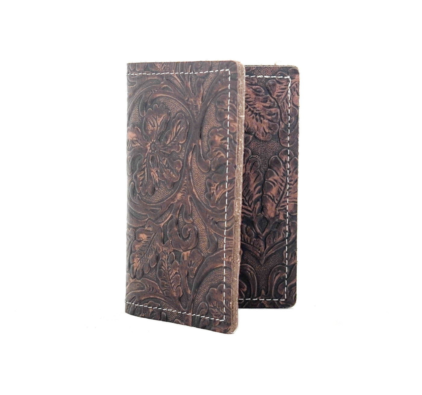 Waylon Wallet - All Embossed w/ Cowboy Tool-Waylon Wallet-Western-Cowhide-Bags-Handmade-Products-Gifts-Dancing Cactus Designs