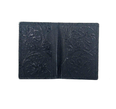 Waylon Wallet - All Embossed w/ Onyx Tool-Waylon Wallet-Western-Cowhide-Bags-Handmade-Products-Gifts-Dancing Cactus Designs