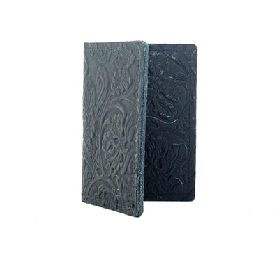 Waylon Wallet - All Embossed w/ Onyx Tool-Waylon Wallet-Western-Cowhide-Bags-Handmade-Products-Gifts-Dancing Cactus Designs