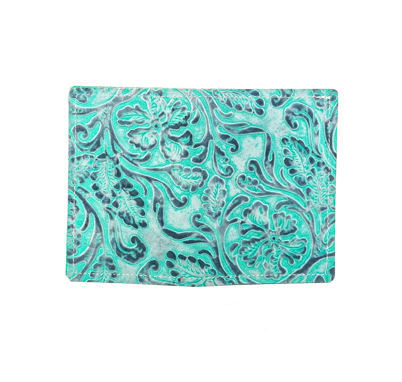 Waylon Wallet - All Embossed w/ Royston Tool-Waylon Wallet-Western-Cowhide-Bags-Handmade-Products-Gifts-Dancing Cactus Designs