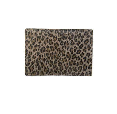 Waylon Wallet - All Leather w/ Titanium Leopard-Waylon Wallet-Western-Cowhide-Bags-Handmade-Products-Gifts-Dancing Cactus Designs