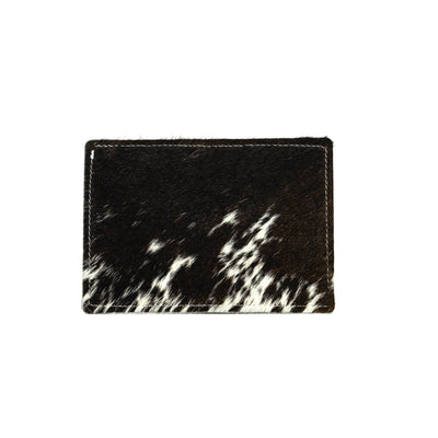Waylon Wallet - Black & White w/ Galaxy Tool-Waylon Wallet-Western-Cowhide-Bags-Handmade-Products-Gifts-Dancing Cactus Designs