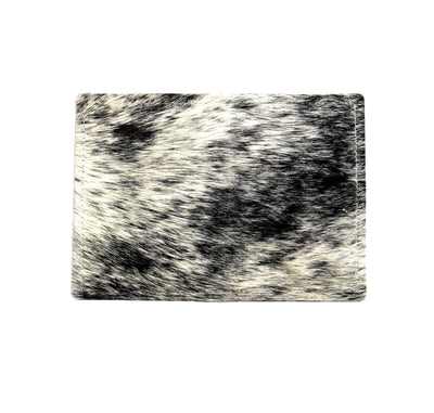 Waylon Wallet - Black & White w/ Unicorn Navajo-Waylon Wallet-Western-Cowhide-Bags-Handmade-Products-Gifts-Dancing Cactus Designs