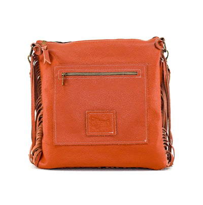 Wynonna - Brindle w/ Saddle Ostrich-Wynonna-Western-Cowhide-Bags-Handmade-Products-Gifts-Dancing Cactus Designs