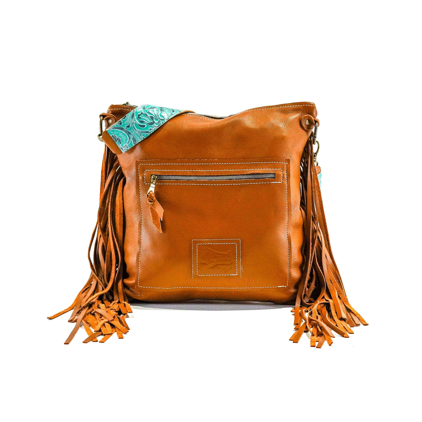 Wynonna - Longhorn w/ No Embossed-Wynonna-Western-Cowhide-Bags-Handmade-Products-Gifts-Dancing Cactus Designs