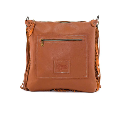 Wynonna - Longhorn w/ Saddle Ostrich-Wynonna-Western-Cowhide-Bags-Handmade-Products-Gifts-Dancing Cactus Designs