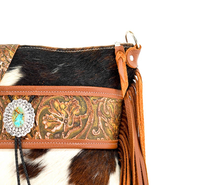 Wynonna - Tricolor w/ Wyoming Tool-Wynonna-Western-Cowhide-Bags-Handmade-Products-Gifts-Dancing Cactus Designs