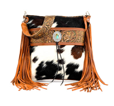 Wynonna - Tricolor w/ Wyoming Tool-Wynonna-Western-Cowhide-Bags-Handmade-Products-Gifts-Dancing Cactus Designs