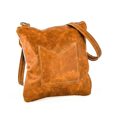 006 Shania - Light Grey Brindle w/ Canyon Aztec-Shania-Western-Cowhide-Bags-Handmade-Products-Gifts-Dancing Cactus Designs