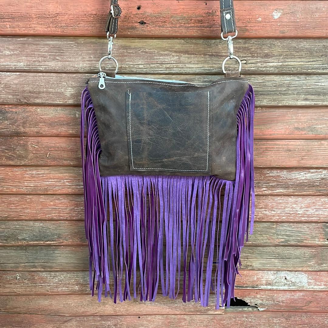 052 Patsy - Black & White w/ 90's Party-Patsy-Western-Cowhide-Bags-Handmade-Products-Gifts-Dancing Cactus Designs