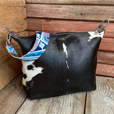 Annie - Black & White w/ Blank Slate-Annie-Western-Cowhide-Bags-Handmade-Products-Gifts-Dancing Cactus Designs