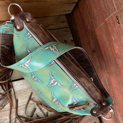 Annie - Margarita Skulls w/ No Hide-Annie-Western-Cowhide-Bags-Handmade-Products-Gifts-Dancing Cactus Designs