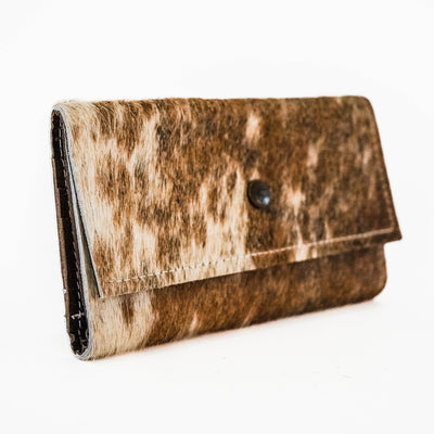 Kacey Wallet - Exotic Longhorn-Kacey Wallet-Western-Cowhide-Bags-Handmade-Products-Gifts-Dancing Cactus Designs