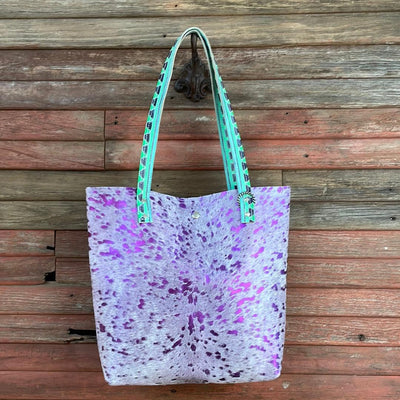 Trisha - Purple Acid w/ Blank Slate-Trisha-Western-Cowhide-Bags-Handmade-Products-Gifts-Dancing Cactus Designs