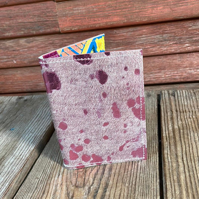 Waylon Wallet - Pink Acid w/-Waylon Wallet-Western-Cowhide-Bags-Handmade-Products-Gifts-Dancing Cactus Designs